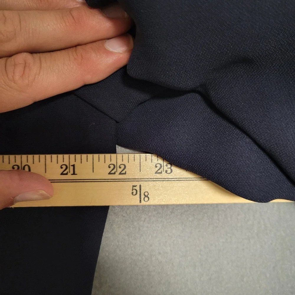 NWT‎ Casual Corner Collectibles Navy Blue 3-Button Blazer Jacket Size 16
